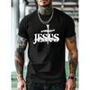 Europäische Größen Herren Freizeit-Sport-T-Shirt, T-Shirt mit Grafikdruck, Lässiges T-Shirt mit kurzen Ärmeln und Rundhalsausschnitt, Sommer Outdoor Herrenbekleidung