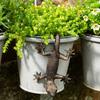 Klimmende Gekko Beeldje Gesimuleerd Hagedis Beeld Hars Dier Beeldje Buiten Tuin Bloempot Knuffelaar Hanger Ornament Decoratie