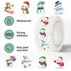 500 Pcs Christmas Snowman Stickers Roll 1 Inch Cute Winter Snowman Stickers for DIY Christmas Party Gift Decoration