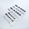 3D Silver Black Letters GLA180 GLA200 GLA220d GLA250 GLA260 4Matic Emblem for Mercedes Benz X156 H247 Car Trunk Logo Sticker