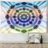 Colorful Mandala Tapestry Wall Hanging Bohemian Style Psychedelic Witchcraft Tapiz Hippie Art Home Decor