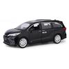 1/24 Toyota Sienna Granvia MPV Alloy Car Model Diecast Metal Toy Commercial Car Vehicles Model Sound and Light Simulation Children Gift