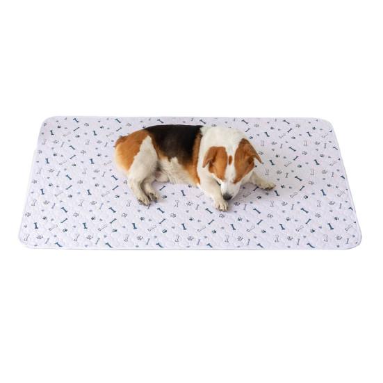 Washable Pet Pee Pad for Dogs Reusable Non-Slip Puppy Potty Training Pad Super Absorbent Leak-Proof Pet Pad for Floor Puppy Playpen Crate Whelping Box