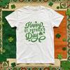 T-shirt imprimé festival rétro Saint-Patrick Unisexe vert chanceux irlandais coton Décontracté drôle Unisexe Adulte Fête t-shirt