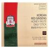 Korean Red Ginseng Honey Paste Daily Stick, 30 Count, 10G (0.35Oz) Each