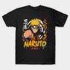 Aziatische Maat Katoenen Unisex T-shirt Print T-shirt Naruto T-shirt No-Cut Print Normale Pasvorm