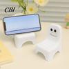 Anti-slip Phone Stand 3D Printed Holder, Ghost Chair Shape Compact Stand, Kitchen Holder Portable Anti-Slip Decorative for Home Office Travel
