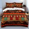 Tribal Geometric Pattern Bedding Set Bedding Set (1 Duvet Cover, 2 Pillowcases, Duvet Not Included)
