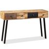Console Table Solid Recycled Teak 120 X 30 X 76 Cm