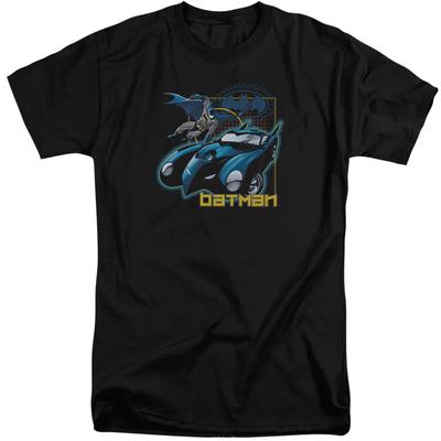 Batman Mooie Wielen Heren Lang T-shirt Zwart Officieel Gelicenseerd