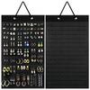 Hanging Earring Holder Organiser,Brooch Pin Display Board with 150 Slots for 300 Pairs of Earrings/Pins, Stud/Badge Organisers