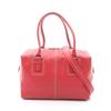 Used Tote Bag Leather Red Used Women