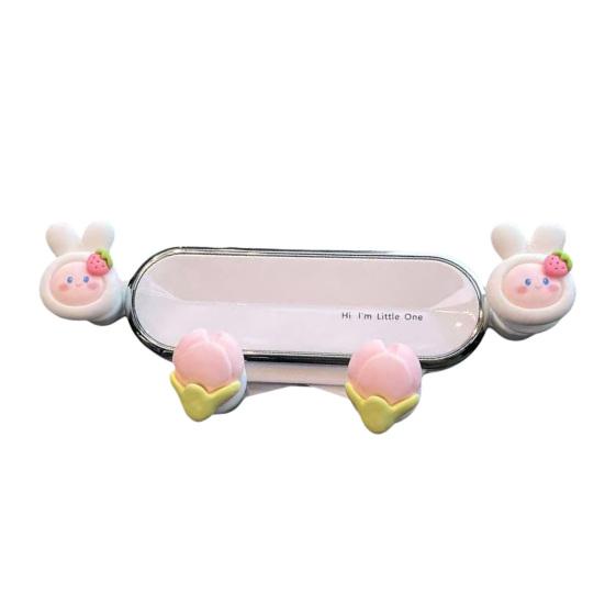 Cute Cartoon Air Vent Phone Holder 360 Degrees Rotatable Car Mount Universal Phone Mount  Easy One-Hand Operation Fun Dashboard Accessory