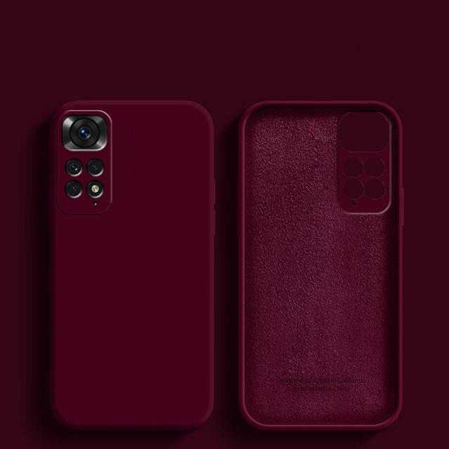 Luxury Original Liquid Silicone Soft Cover For XiaoMi RedMi Note 11 Pro 5G 11s 10 Note 13 Pro 5G Redmi Note 12 Global Phone Case