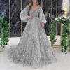 Gold Embellished Evening Gown Sexy Lady Queen Long Dress Heavy Workmanship  Women's
