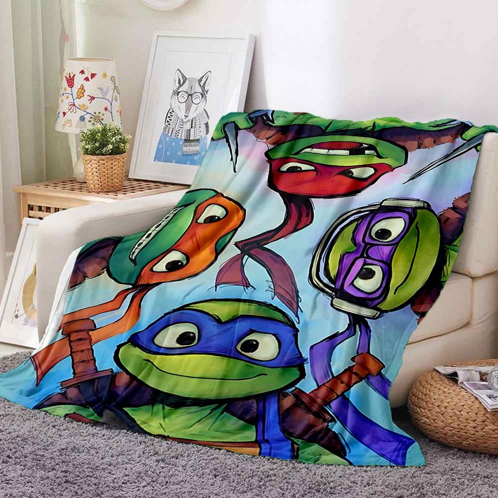 1PC Turtles Blanket, Throw For Sofa, Bed, Travel, Camping, Livingroom,