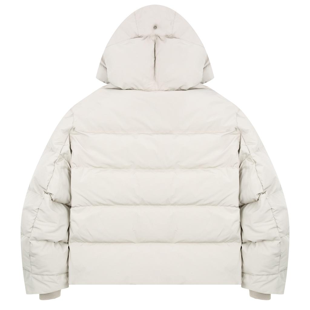 Nonblank Hooded Short Padded Jacket_Light Beige