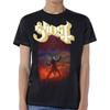 Ghost EU Admat Slim Fit Zwart Unisex T-shirt