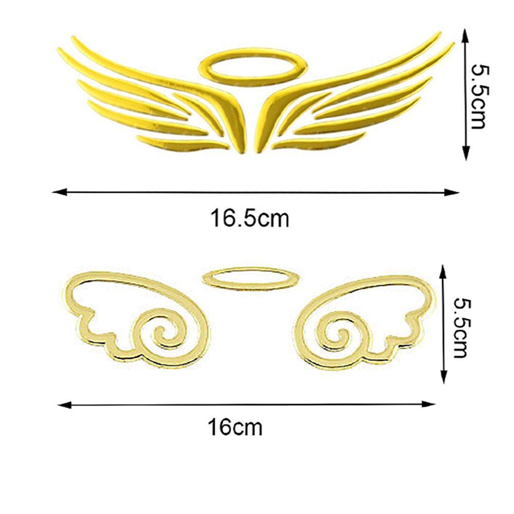 Popular 3D Vinyl Emblem Vehicle Decal Angel Fairy Wings Car Auto Truck Logo Car Sticker