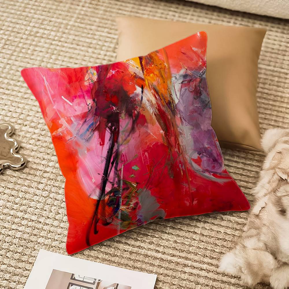 Mark Rothko Pillow Case Anti-dustmite Invisible Zipper Sofa Bed