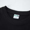 Puma Embroidered Round Neck Short Sleeve T-Shirt Unisex Tops Black 625528-01