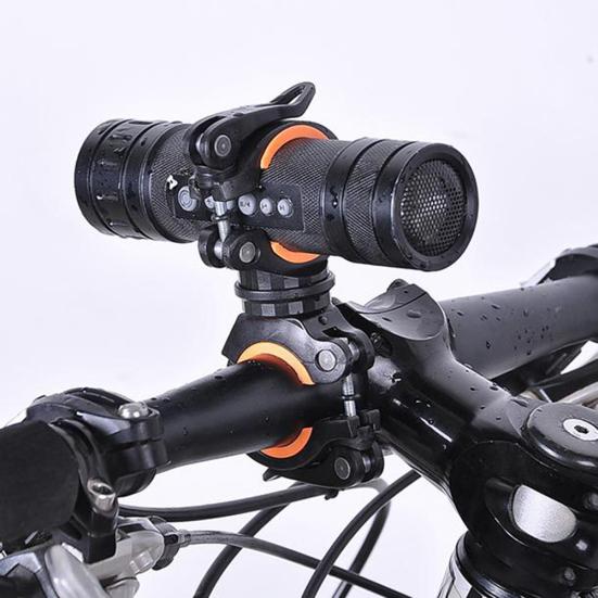 360 Degree Rotation Adjustable Flashlight Bicycle Bike Clamp Bracket Holder