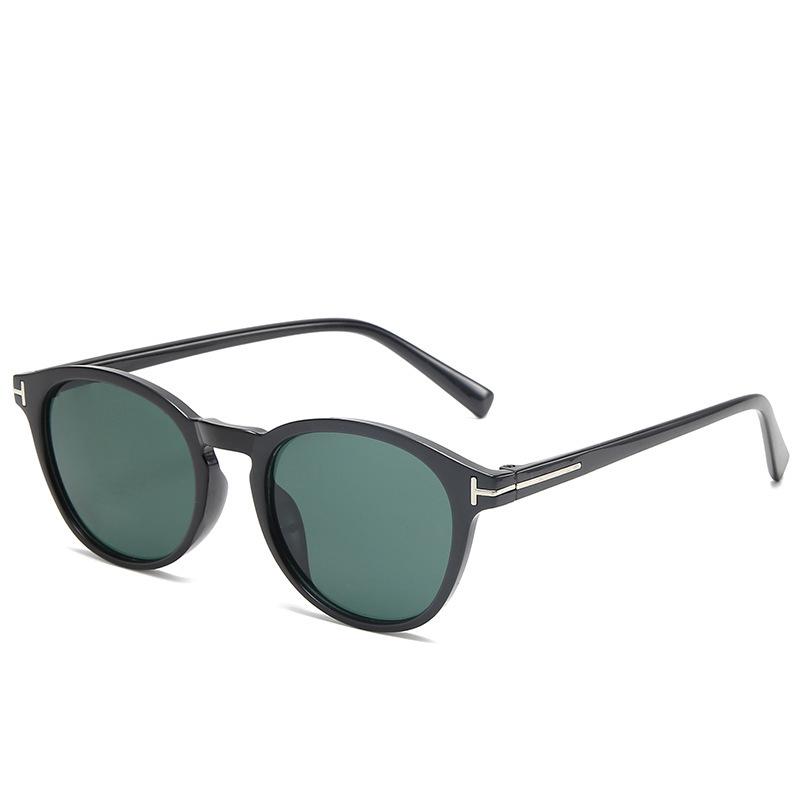 Nouvelles Lunettes de Soleil Rondes Vintage Femmes Hommes Marque Lunettes de Soleil Circulaires Féminines Lunettes Ovales Oculos De Sol pour Homme Femme Lunettes