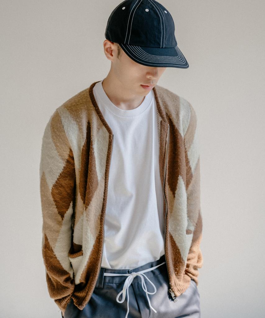 Siteulo Two-Tone Stitch Nylon Ball Cap