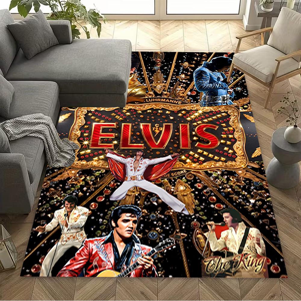 Elvis Presley Performance Floor Rug Office Rug Perfect for Game Room Playrooms Balcony Foyer Antislip Carpet Office Home Decor Best for Christmas