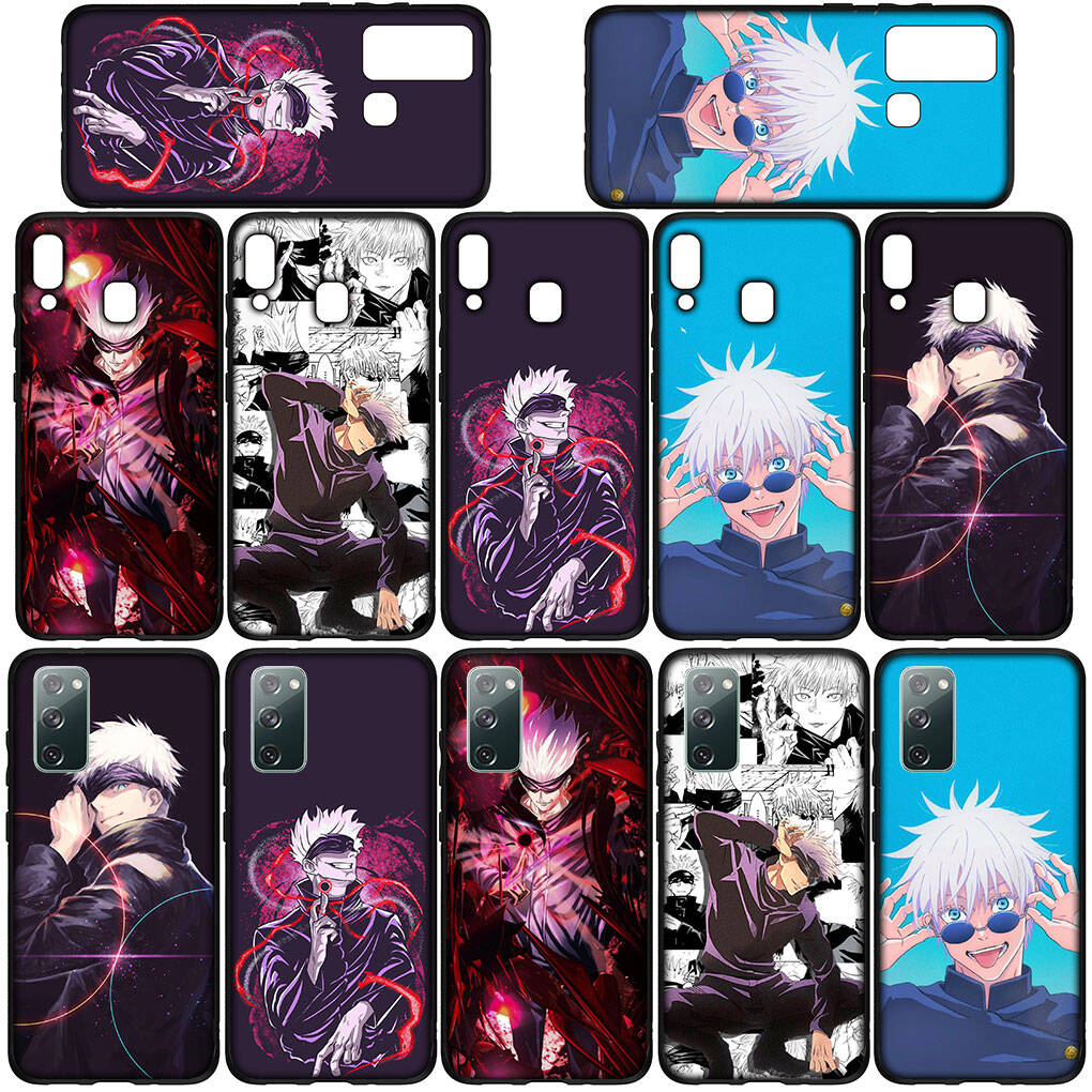 Telefoonhoesje voor Samsung Galaxy S25 S23 S22 S24 Ultra FE A05 A06 A15 A16 A36 A37 A35 A54 A55 A56 A57 A25 A53 A17 Anime Gojo Satoru Jujutsu Kaisen Cover