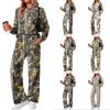 Women's Casual Round Neck Loose Fit Printed Sweatshirt and Sweatpants Set