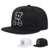 Unisex XX Little Bear Embroidery Hip-hop Hats Spring Autumn Outdoor Adjustable Casual Baseball Caps Sunscreen Hat