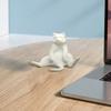 Lazy Fat Cat Ornament 3D Printing Realistic Design PLA Cat Figurine Realistic Animal Statue Kitty Decoration