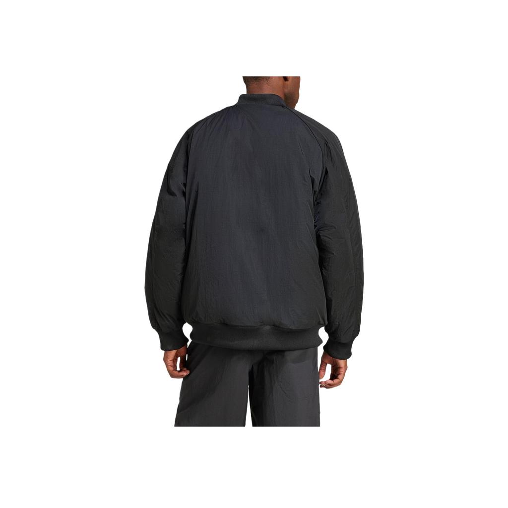 adidas Os Bomber Casual Loose Comfortable Windproof Cotton Jacket Men Jacket Black JC7546