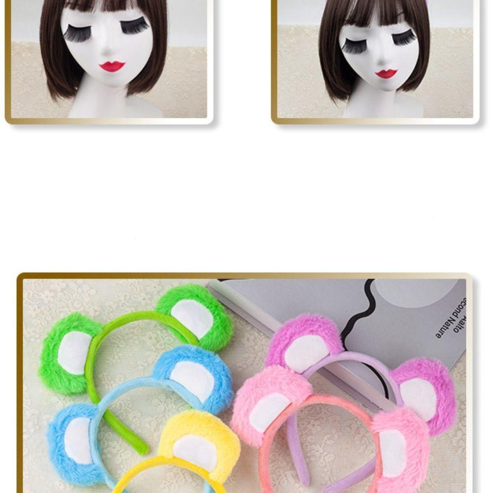 Headwear Prop Bear Ear Hairband Adjustable Fit Halloween Hairband  Halloween Accessories