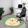 1 st Kerst rendier pluche speelgoed stoel tapijt voor kantoor Antislip, Lichtgewicht, Machine wasbaar tapijt voor kantoor Kerst decoratie