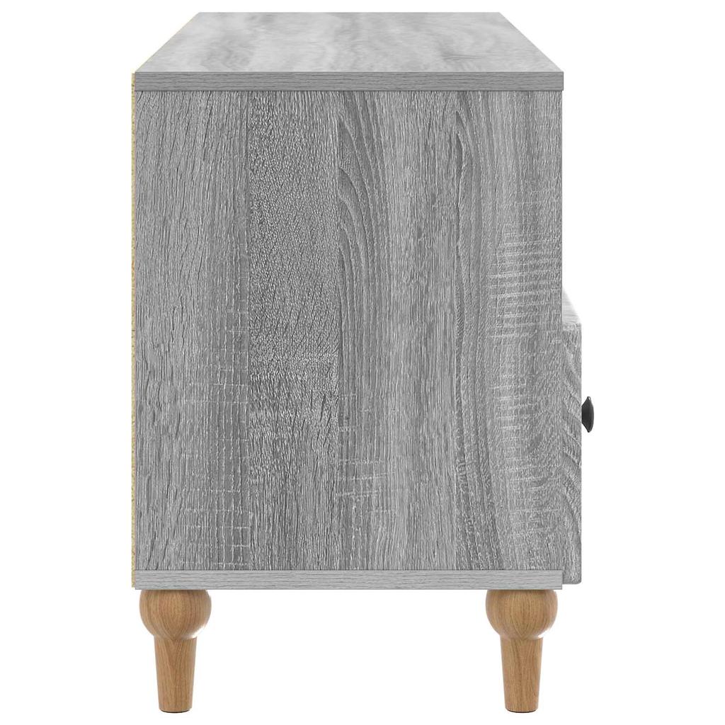 TV Stand Grey Sonoma 102 X 34.5 X 50 Cm Engineered Wood