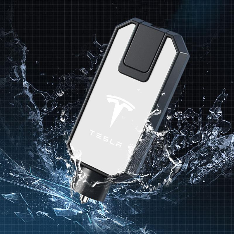 1Pcs 3 In1 Car Safety Hammer Emergency Glass Breaker High Hardness For Tesla Model S Model X Model Y Model 3 Roadster SpaceX Accessory