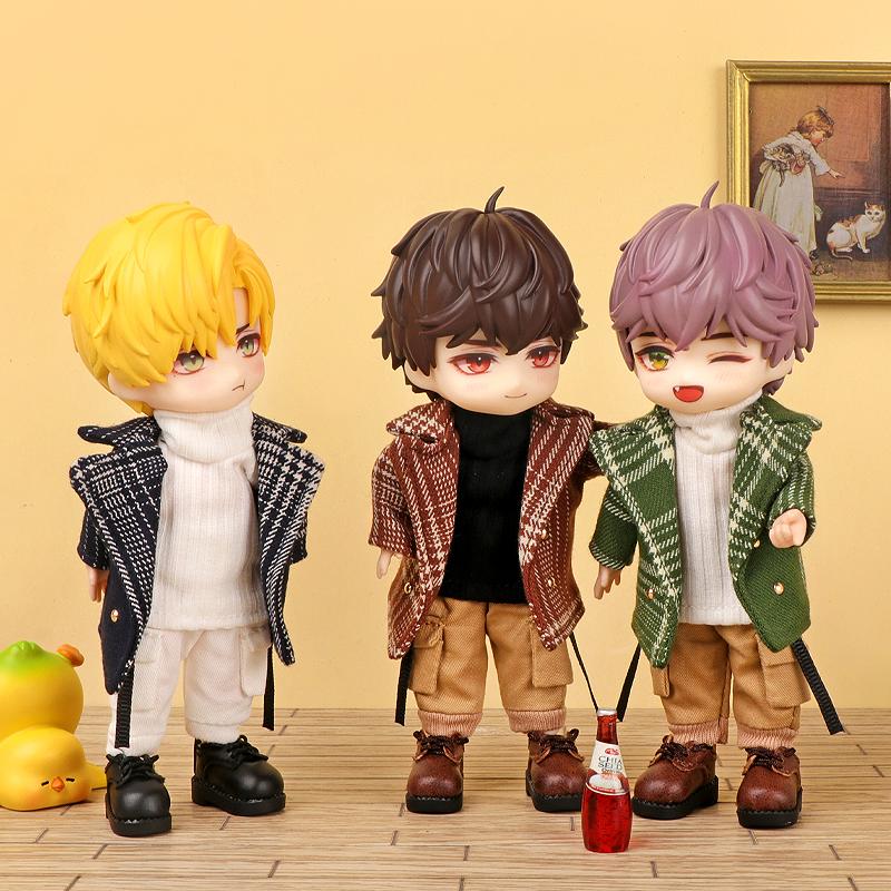 Ob11 Blazer Plaid Windbreaker Molly Baby Clothes 12 Points BJD Set For Obitsu11 GSC Molly 1/12 Doll Clothes Doll Accessories