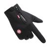 Waterproof Touch Screen Cycling Gloves with Velvet Lining for Men and Women, Cold-Proof and Non-Slip