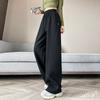Spring and Autumn New High Waist Loose Wide Leg Pants Casual Splicing Pants