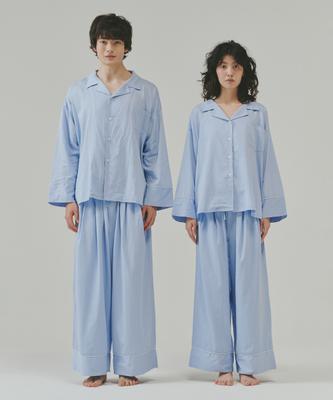 [OGGITT] Dormitory Piped Pajamas Light Blue [Shipped from Korea] 100% Authentic