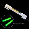 100Pcs Night Fishing Glow Stick Green Fluorescent Light Stick High Brightness Fishing Lightsticks Fit Most Float Types