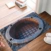 3D Trap Rock Deep Pit Pattern Doormat Mat Anti-Slip  Bath Kitchen Toilet Rug Carpet 40*60cm