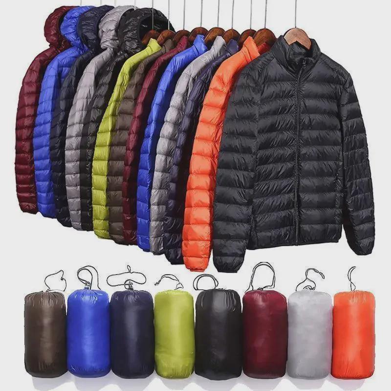 Men's Lightweight Down Cotton Jacket - Plus Size for Big & Tall (Up To 200 Lbs).