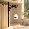 Warm Yellow Bedside Light Ghost Reading Bookshelf Light Cute Lamp Retro Lamp Bookends for Halloween Library Study Decor Small Wall Mounted