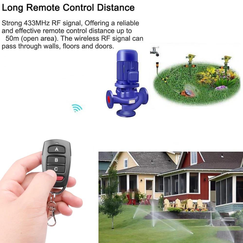 433Mhz Copy Remote Control 4CH 315MHz Clone Function RF Transmitter Auto Cloning Duplicator Key Replacement for Garage Door Gate