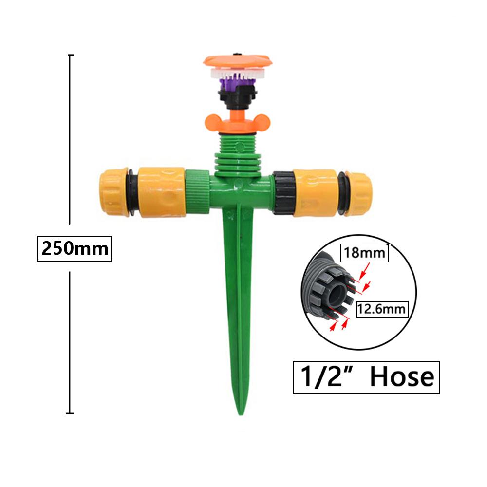 Automatic Rotating Jet Sprinklers Micro Nozzle holder Spikes Nozzles For Garden Lawn Farm Agriculture Irrigation