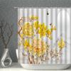 3D Printing Realistic Flower Bird Fish Peacocks Butterfly Home Decoration Waterproof Shower Curtain  Hanging Background Curtains