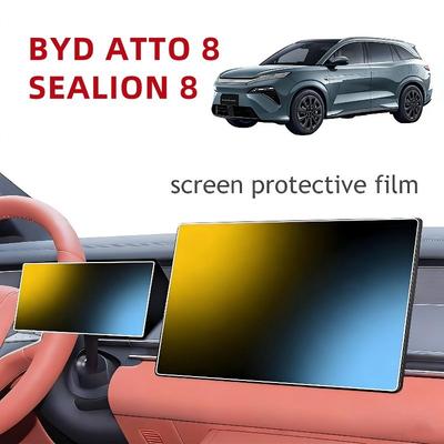 Für BYD ATTO 8 SEALION 8 2025 2026 TANG L DMI DMP Gehärtete Displayschutzfolie GPS-Navigation Armaturenbrett Zubehör